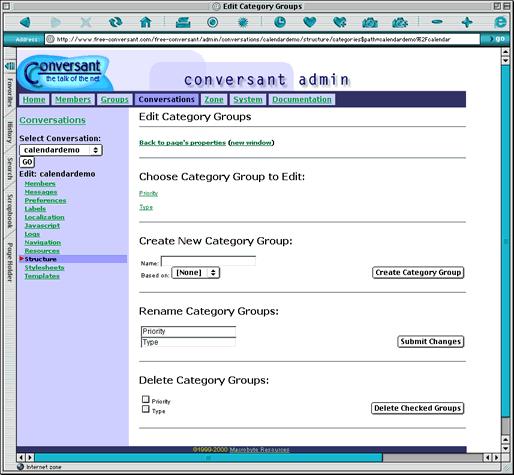 Categories Editor
